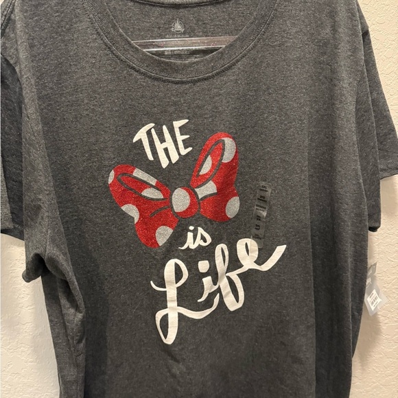 Disney Tops - Disney Store Minnie Mouse Women Top Shirt Tee Charcoal gray 3X